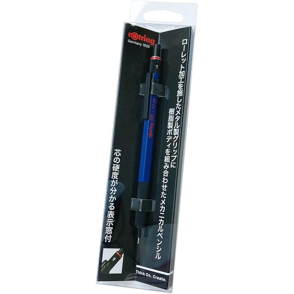 Rotling Mechanical Pencil 500 Blue 2164105H 0.5mm Hangsell RoTring Mechanical Pen Premium Writing...