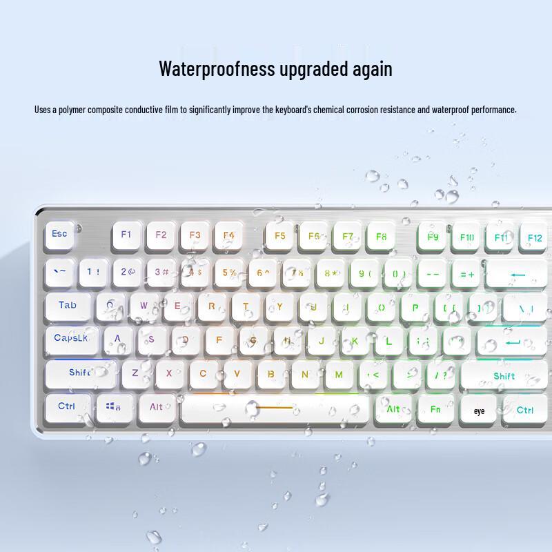 Langtu L1 Tri-Mode Silent Membrane Keyboard with RGB Backlight