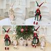 Christmas Elf Decor Plush Fabric Ornaments For Holiday Tree And Hotel Window Display