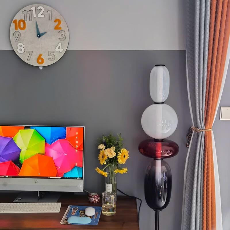 Lampada da terra creativa in vetro Nv Feng