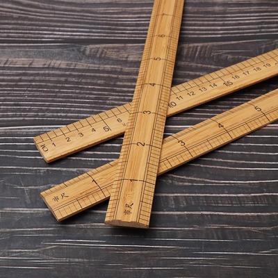 Measuring Clothes Bamboo Ruler Tailor Plate Wooden Ruler Clothes Ruler Designer Special Tailoring Ruler Hand Tools