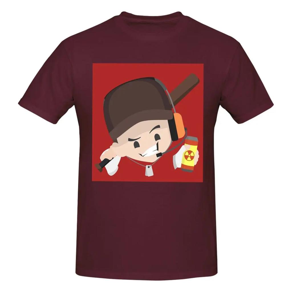100 Cotton Team Fortress 2 Tshirt Unisexs Classic Oversized T Shirt Unisex Round Neck Summer Shirts Tops S6xl
