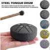 Rain Drum for Outside, Steel Tongue Drum Rain Chime, Rain Drum Instrument for Outside, Steel Tongue Drum Rain Chime Waterproof, Steel Tongue Drum  6 N