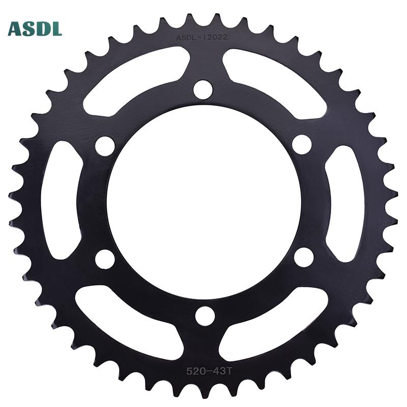 520 14T 43T Motorcycle Front Rear Sprocket Gear Wheel Cam for Kawasaki EX250R 250 Ninja R 2008-2012 EX 250 R 2012 520 Chain