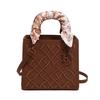 Heavy Industry Embroidery Versatile Princess Diana Bag New Fashion Silk Scarf Handbag Women's High-end Single Shoulder Messenger Bag
