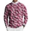 Men's Round Neck Long Sleeve Ribbed Knit Pullover