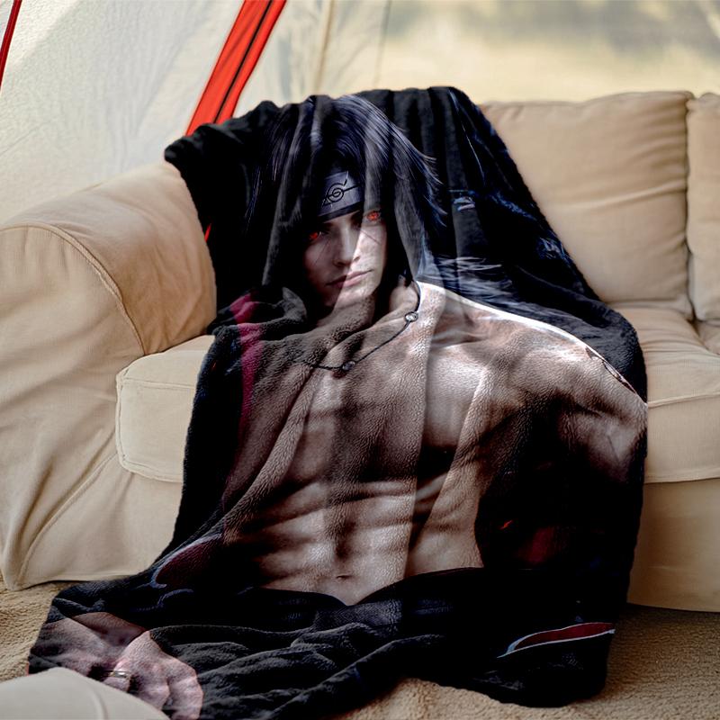 1pc Easy-Care Naruto Blanket, Perfect for Couch, Bed, Home, Travel & More, Warm & Durable Printed Blanket