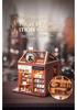 QuYiYa DIY Miniatur-Buchhandlung: Miau Talk & Words Kreatives Haus Modell Geschenk