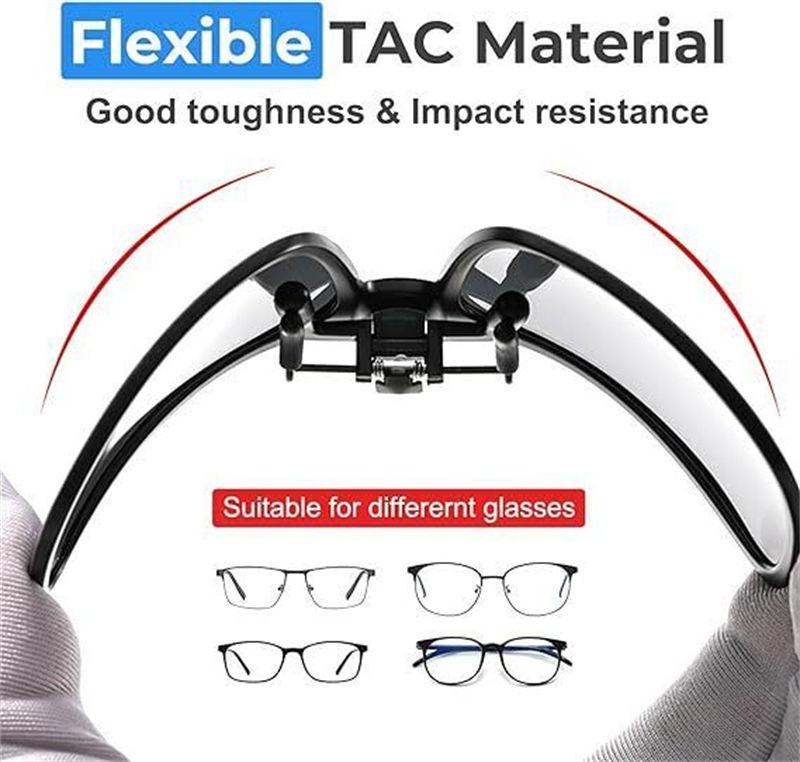 Polarized Clip On Sunglasses Anti-Glare Flip Up Photochromic Polarised Sunglasses for Driving Travel GZW