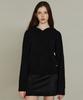 Itove Seoul Boucle Cable Hoodie Knit Bk
