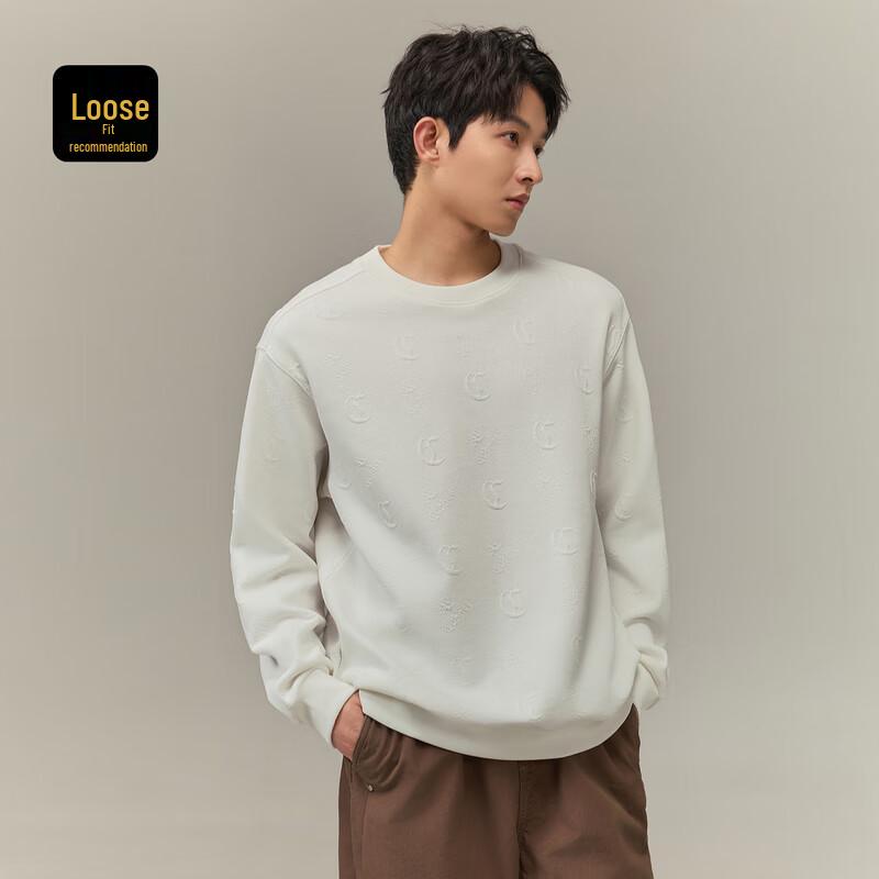 Cabbeen Men's Monogram Jacquard Sweatshirt