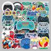 50PCS Waterproof Cartoon Game Controller Stickers for Suitcase, Laptop, Phone, and Stationery