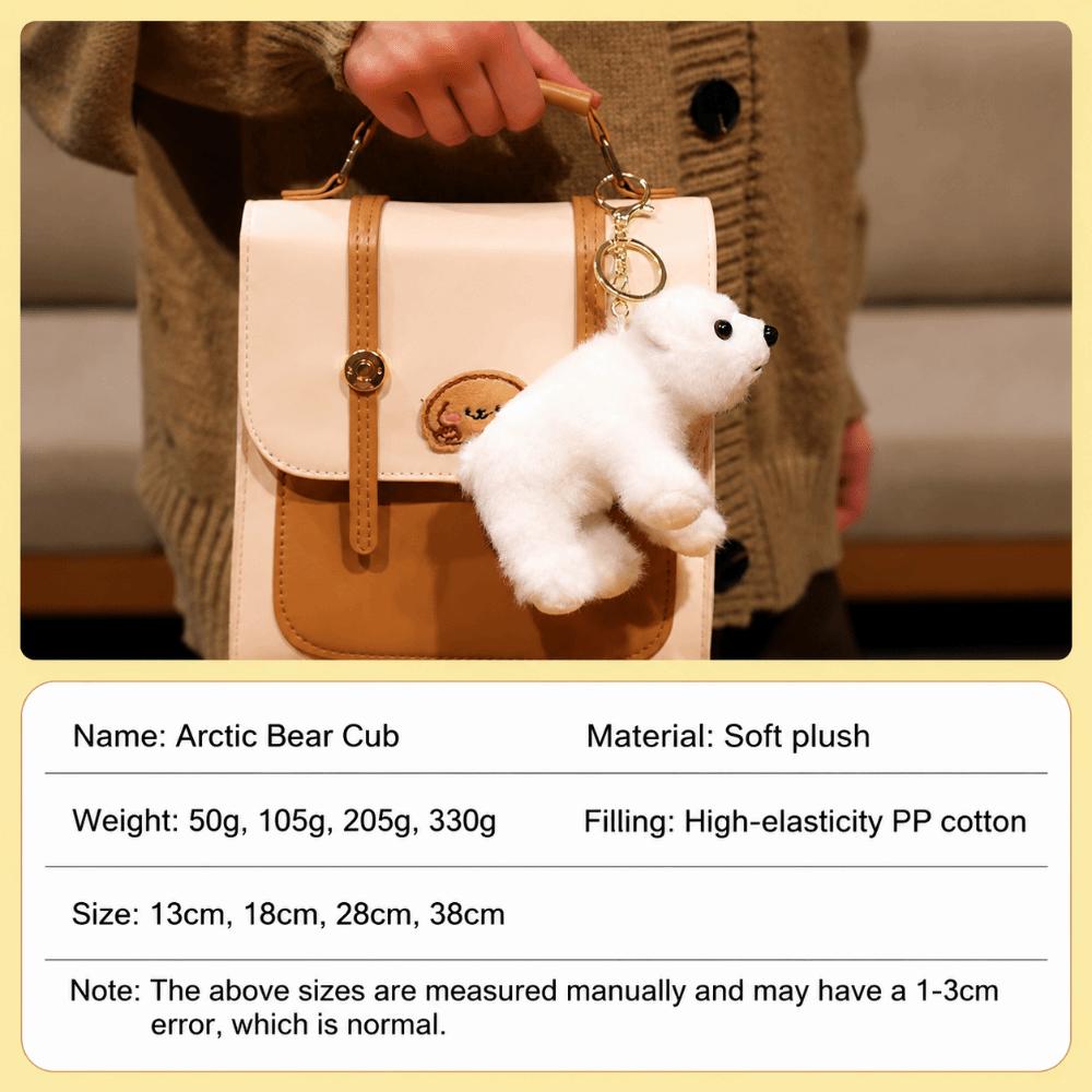 Plush Bear Toy Soft Stuffed Brown Bear Plush Cute Polar Bear Doll Birthday Gift