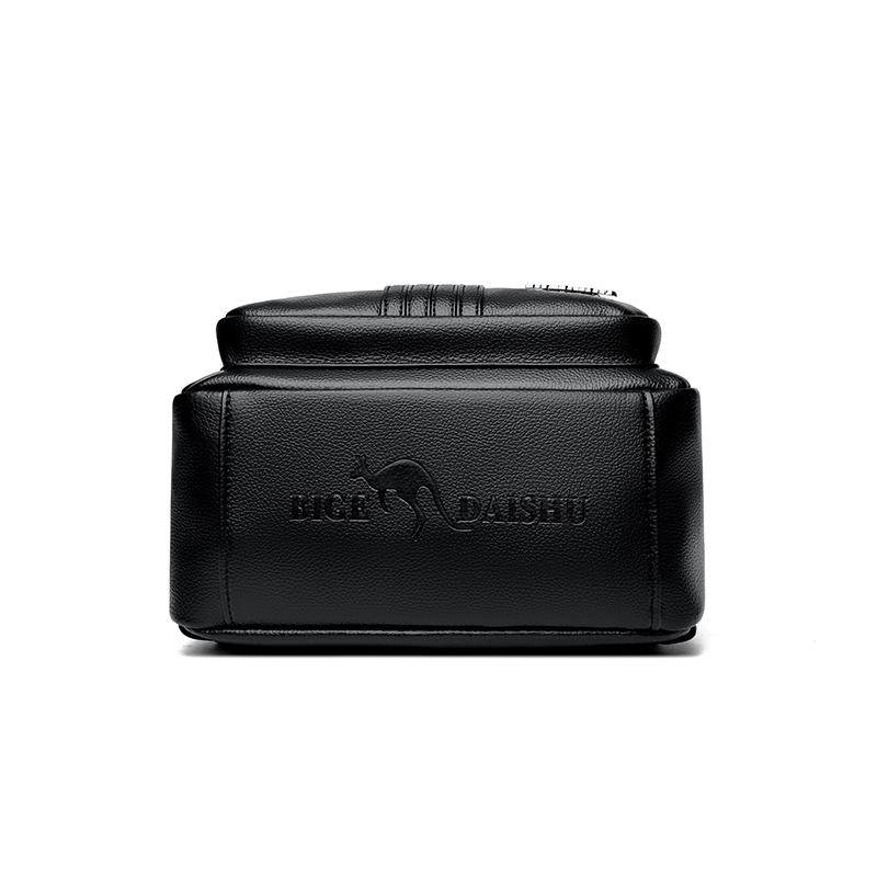 Women's Soft Leather Backpack Large Capacity Backpack Travel Schoolbag