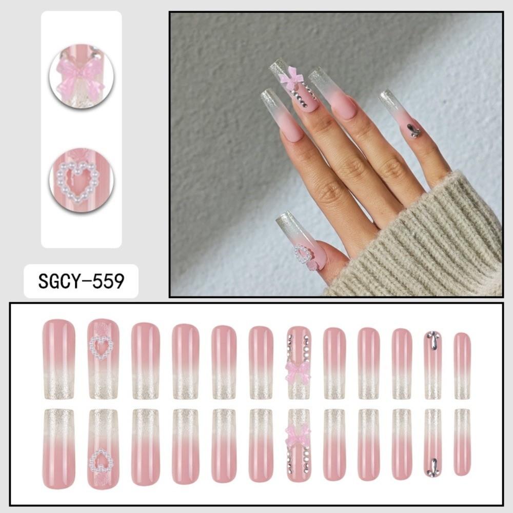 Colorful Design False Nails Full Cover Nail Art New Nail Tip for Y2K Style