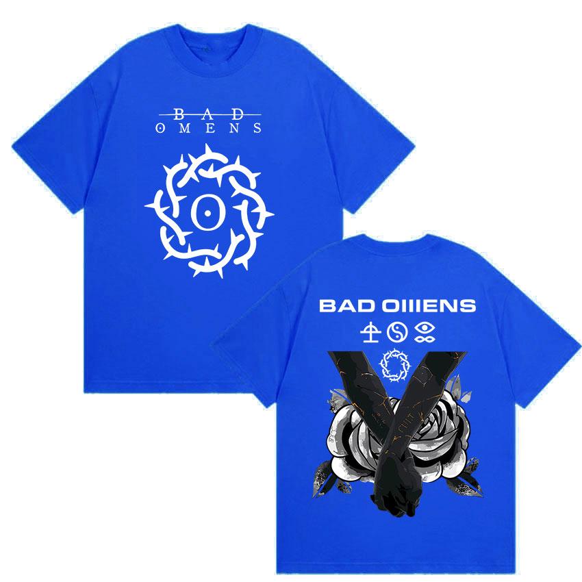 Rock Band Bad OUnisexs Graphic T Shirt Unisexs Gothic Vintage Short Sleeve Tshirts Summer High Quality Cotton Tshirt Y2k Streetwear