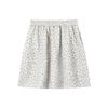 Women's Korean Retro Floral A-line Puffy Skirt - Gray, Autumn/Winter