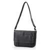 Doubles Genuine Leather Shoulder A5 Bag, Men's, Small, Size, VWE-1919 (Black)