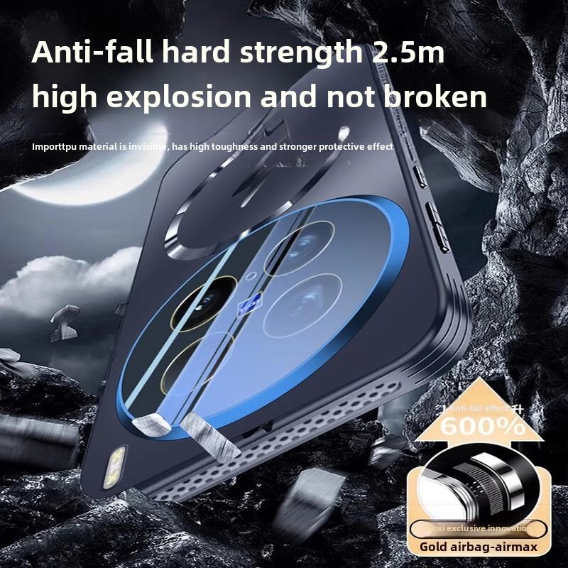 Vivo X200 Phone Case, Vivox200pro, Mini Cover with Air Cushion, Magnetic Absorption and Heat Dissipation, New