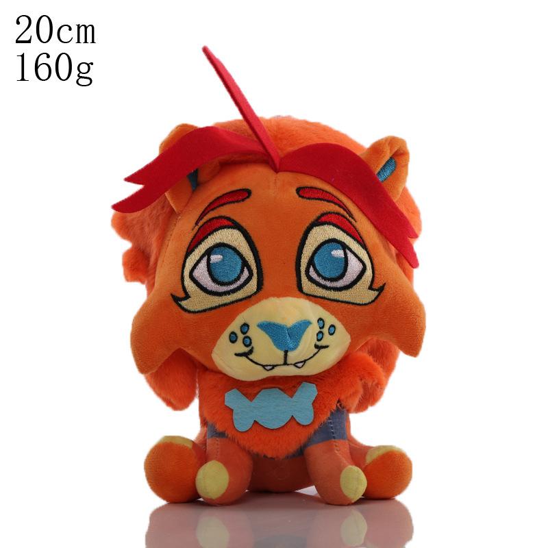 Indigo Park Rambley Plush Toy Doll 20-26cm Macaws Mollys Fings Leon Rambley Raccoon Plush Soft Stuffed Animals Toys Gift