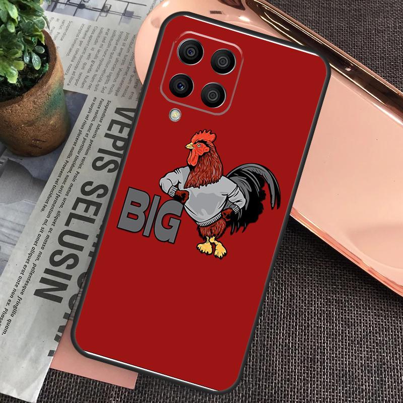 Cartoon Chicken Rooster Case For Samsung Galaxy M20 M15 M55 M31s M51 M21 M11 M13 M33 M53 M52 M32 M12 M14 M34 M54