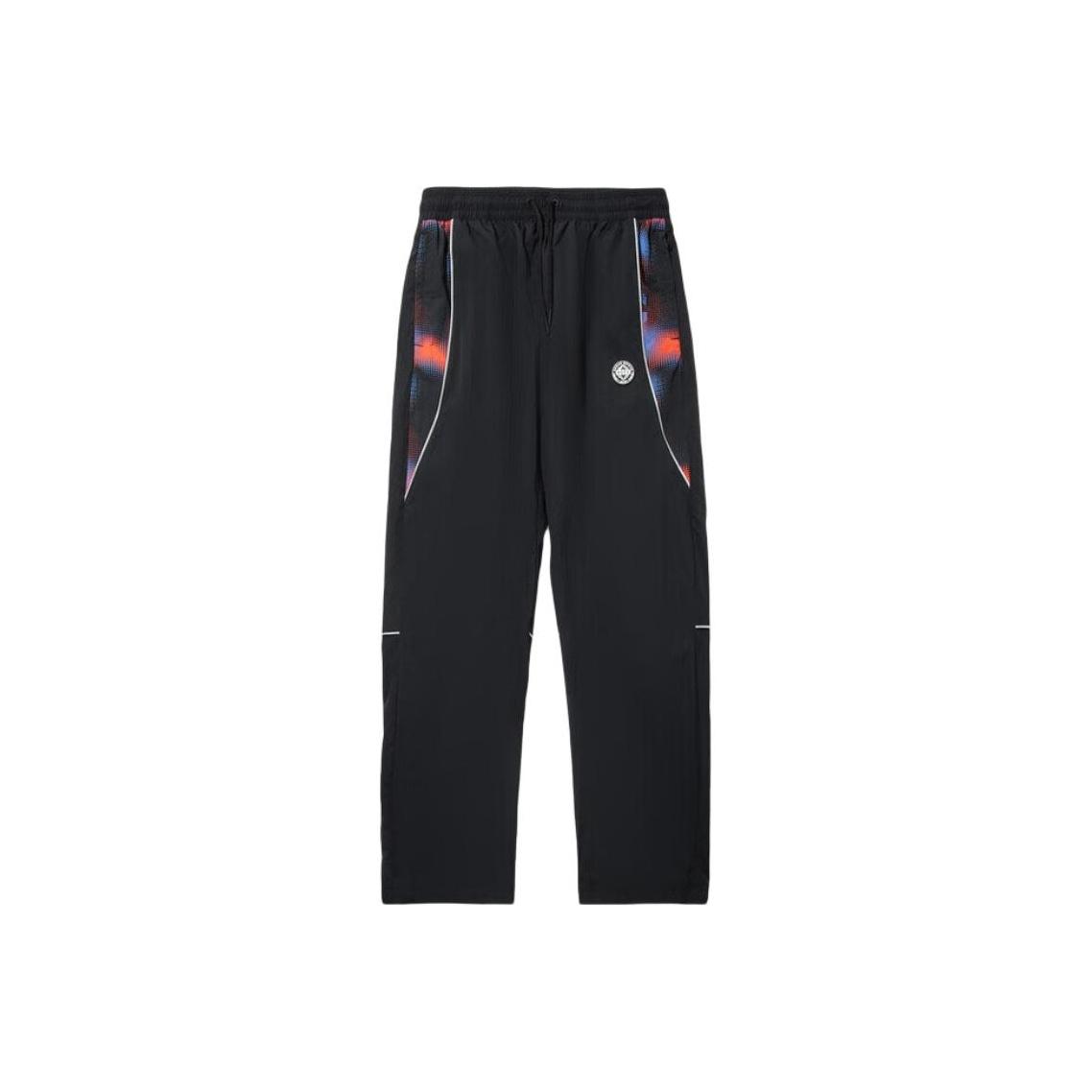 

Li Ning Sport Простые брюки кэжуал с цветными блоками, свободного кроя, с прямыми штанинами, мужские низы AYKV515-1 S