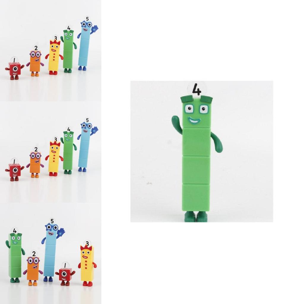 Numberblocks Bunte Bausteine Niedliche Verwandlungsfiguren für Kinder Spielzeit