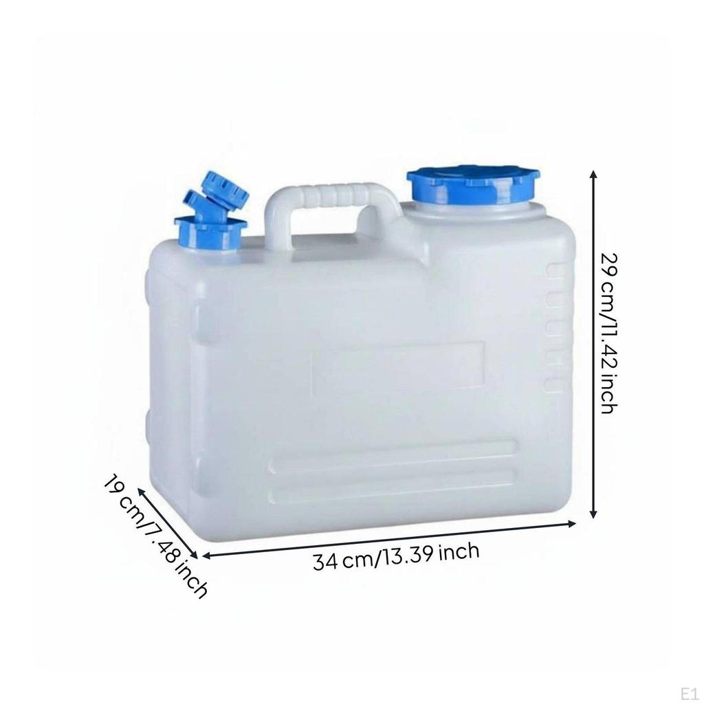 15L Water Jug Food Grade Tank with Faucet Large Capacity Outdoor Gear Car Travel
