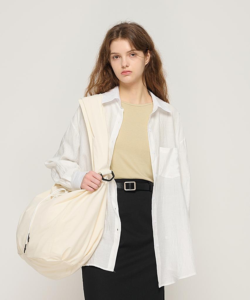 Cargobros For Woman Street Oversized Crossbody Shoulder Bag (Ivory)