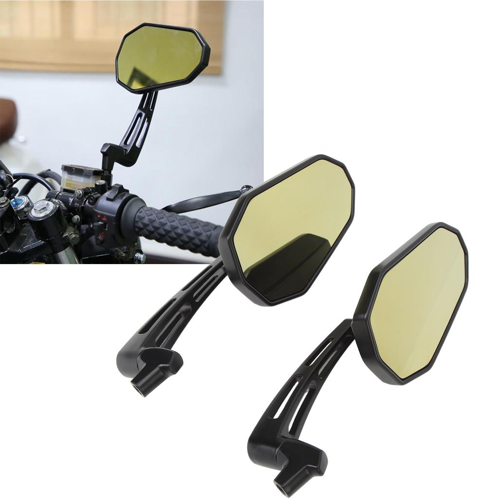 1 Paar Achteruitkijkspiegels Draaibare Zijspiegel voor CB1000R Shadow 000V Silv Wing