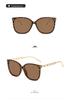 Trendy Oversized Women's Sunglasses: Fashionable Street Style UV Protection for Outdoor Travel