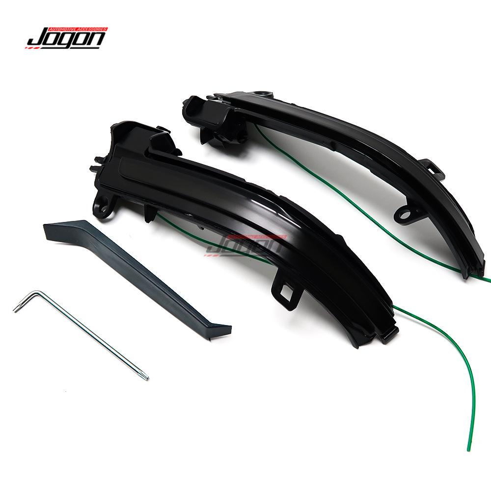 Applicable BMW Series Mirrors: 1, 2, 3, 4, F30, 5, X1 - Blue LED Turn Signal Flowing Light Accessories