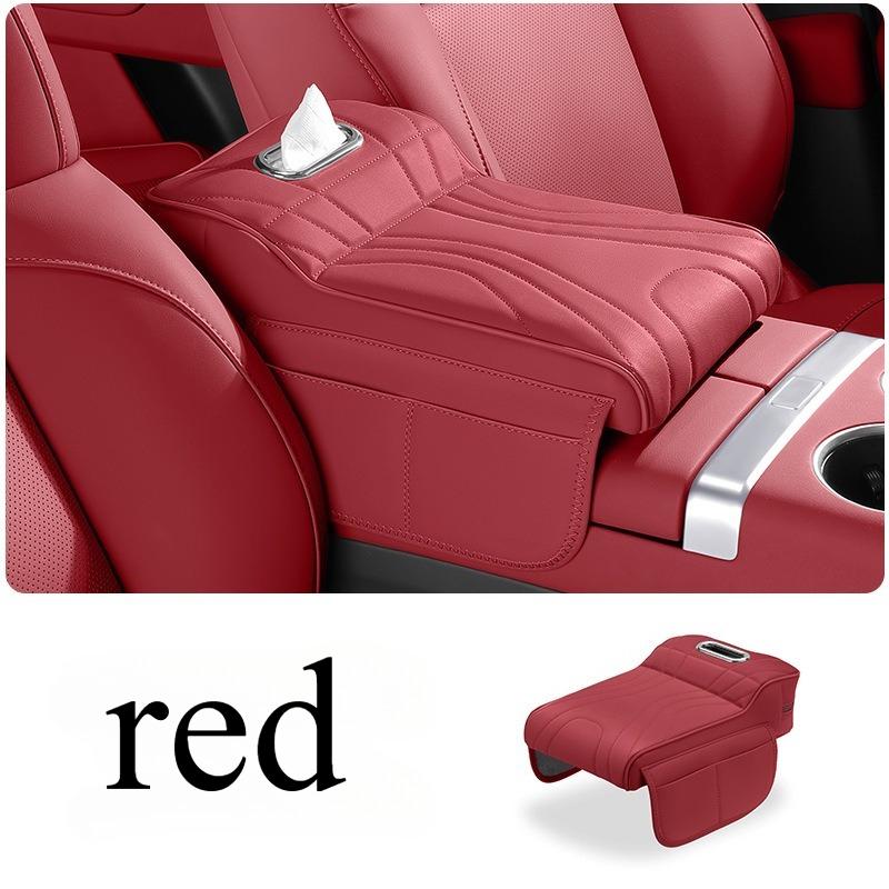 

Car Armrest Box Booster Pad Universal for Most Cars, Memory Foam Car Arm Rest Padded Cover with Pocket Car Interior Accessories
