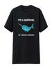 Lustiges Ich Bin Ein Narwal Im Menschenkostüm Fisch Meer Ozean T-Shirt Vintage Gewaschen Weich Bequem Grafik Lässig