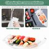 Sushi Serviertablett Wiederverwendbares Plastik Sushi Boot Servierplatte Japanischer Stil Sushi Tablett Dekorativ für Zuhause Küche Restaurant