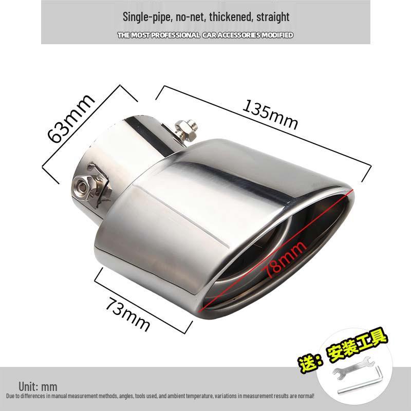 2013-2021 Mitsubishi Outlander Dual-Exhaust System: Dual-Pipe, Single-Outlet for Exhaust Modification