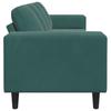 Living Room Sofa Dark Green 250 X 77 X 76 Cm