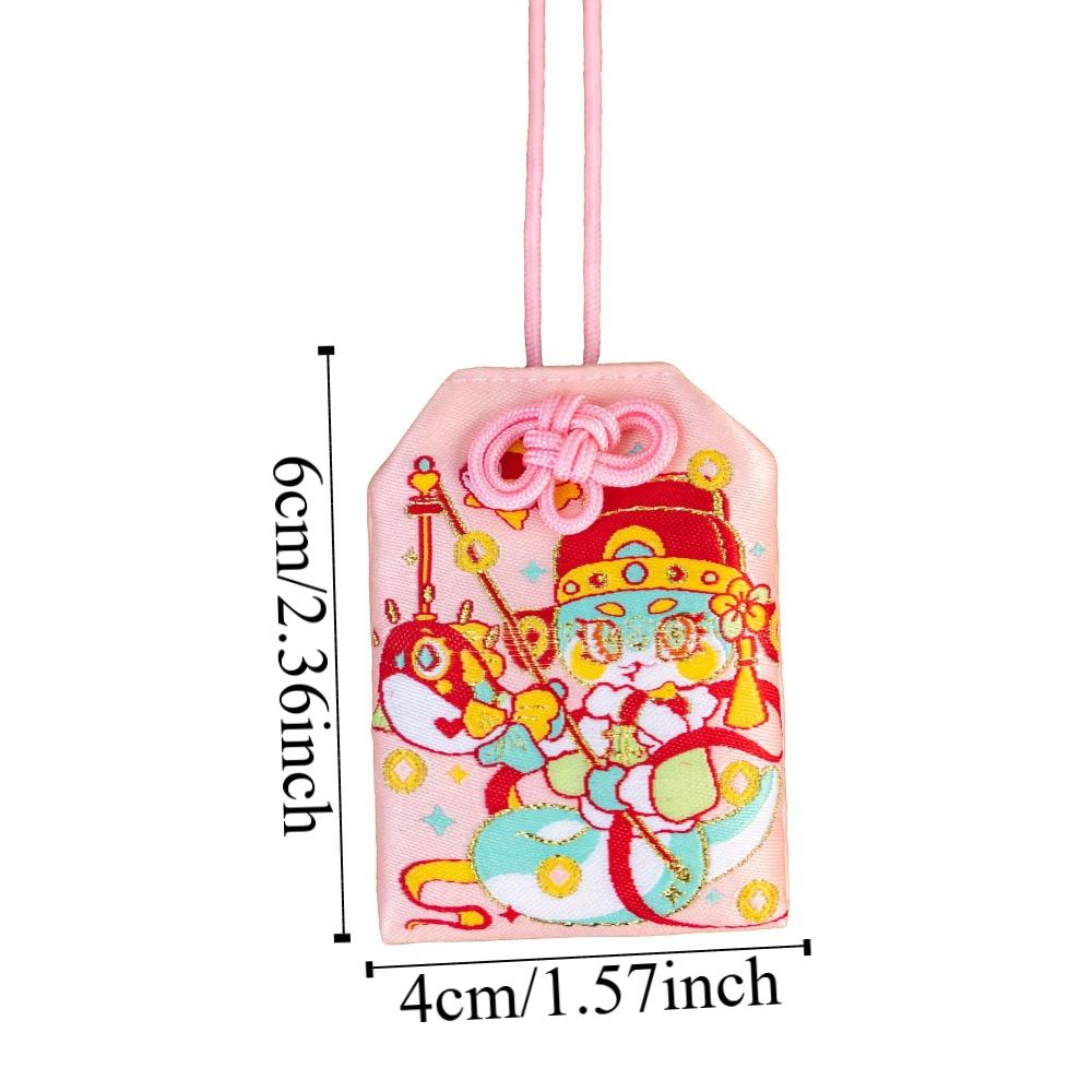 Snake Amulet Bag Cartoon Hanging Ornaments Good Fortune New Year Small Sachet  Gifts