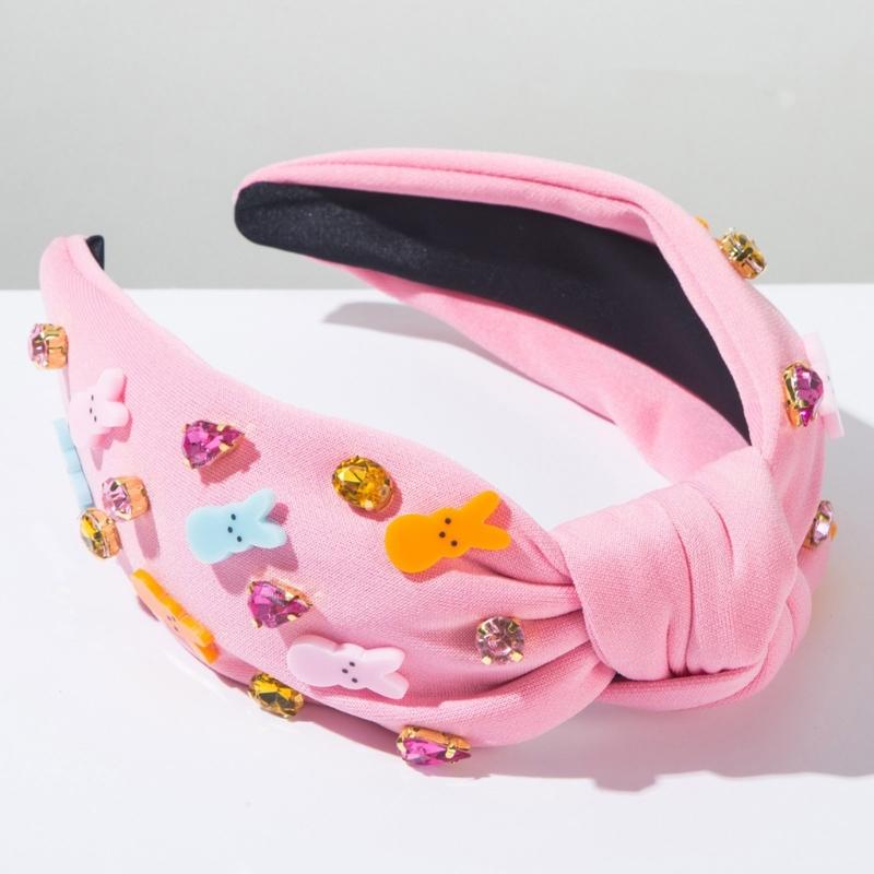 Luxurious Blingbling Headband Eye-catching Headwear Easter Party Photo Props Women Headwear Cosplay Accessories