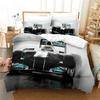 Luxuriöses neues 3D-Druck Heimwohnen Bettbezug-Set, Auto, Rennwagen Bettwäscheset Atmungsaktiver Bettbezug Schlafzimmer Gästezimmer Dekor