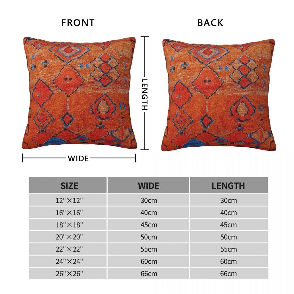 Heritage Moroccan Berber Square Pillowcase Polyester Linen Velvet Creative Zip Decor Throw Pillow Case Sofa Seater Cushion Cover
