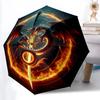 1pc Dragon Sword Automatic Umbrella - Automatic Opening And Closing, Sturdy Iron Frame, Formal Occasions Yy251018187