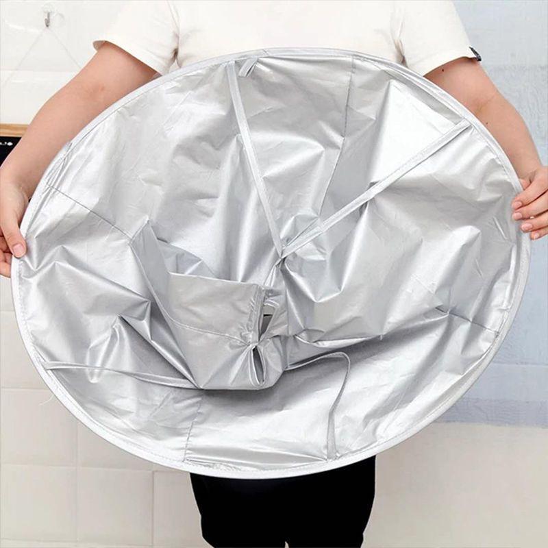 Non-Stick Waterproof Hairdressing Cape 60cm Professional Adjustable Neck for Home DIY Hair Cutting