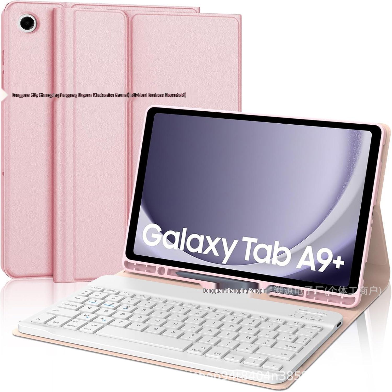 

Samsung Galaxy Tab A9+ з чохлом-клавіатурою Bluetooth AZERTY, 11-дюймовий захисний чохол 11-inch