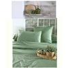 Housse De Couette En Percale De Coton Uni 240 X 220 Cm Elysée Vert