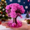 Magic Paper Sakura Crystal Trees DIY Flowering Cherrytree Novelty Toy Boys Girls Gift Christmas Home Xmas Tree Decor Ornament