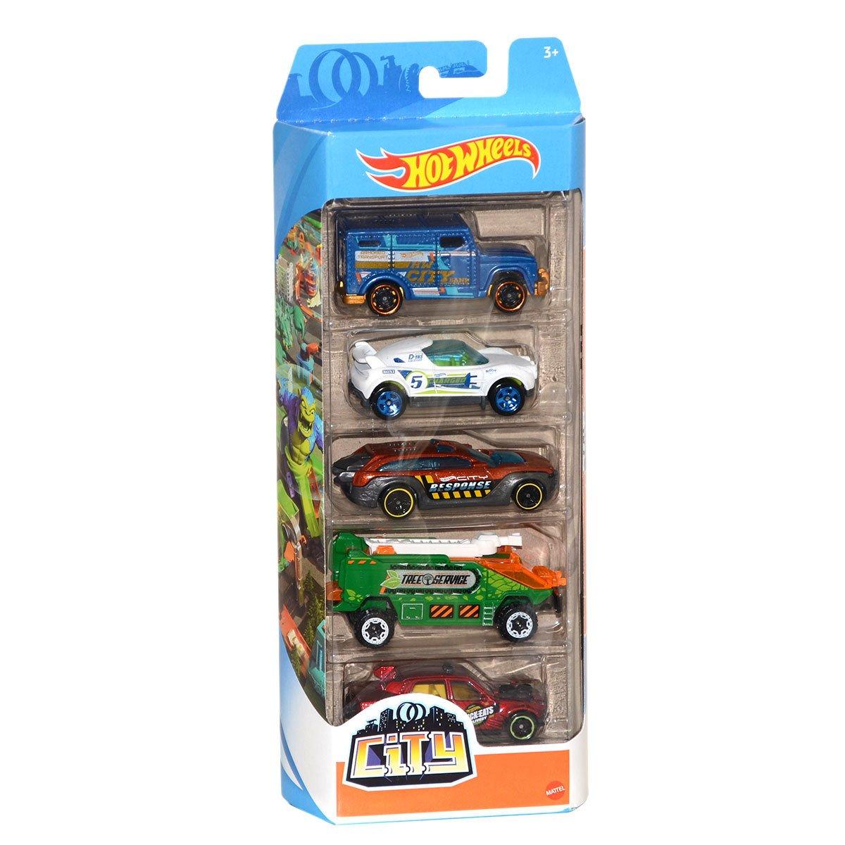 

1806 Hot Wheels 5-Set Car Set / +3 года