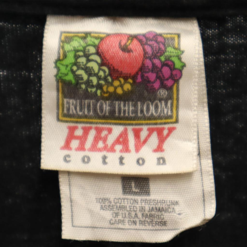 FRUIT OF THE LOOM 90s Old ROCK ON Short Sleeve T-shirt L Single Stitch Men's Used