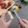 Descorazonador de Fruta de Acero Inoxidable Removedor de Semillas de Manzana Herramienta Casera para Verduras Para Dátiles Rojos Pera Espino Blanco Gadgets Geniales Accesorios de Cocina