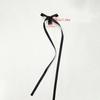 2PC/Set Long Ribbon Bow Hair Clip Fashion Sweet Black Mini Clips Hair Claw Headdress